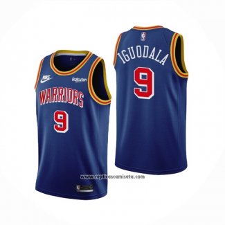 Camiseta Golden State Warriors Andre Iguodala #9 75th Anniversary Azul