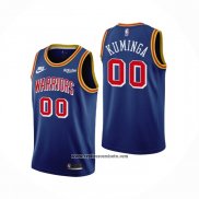 Camiseta Golden State Warriors Jonathan Kuminga #00 75th Anniversary Azul