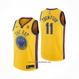 Camiseta Golden State Warriors Klay Thompson #11 Ciudad Amarillo