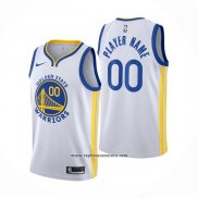 Camiseta Golden State Warriors Personalizada Association 2020-21 Blanco