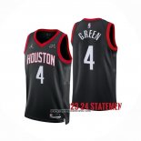 Camiseta Houston Rockets Jalen Green #4 Statement 2023-24 Negro