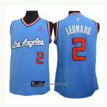 Camiseta Los Angeles Clippers Kawhi Leonard #2 2019-20 Azul