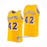Camiseta Los Angeles Lakers James Worthy #42 Mitchell & Ness 1984-85 Amarillo
