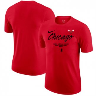 Camiseta Manga Corta Chicago Bulls Rojo
