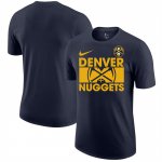 Camiseta Manga Corta Denver Nuggets Negro
