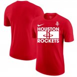 Camiseta Manga Corta Houston Rockets Rojo