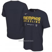 Camiseta Manga Corta Memphis Grizzlies 2023 NBA Playoffs Mantra Azul