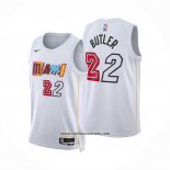 Camiseta Miami Heat Jimmy Butler #22 Ciudad 2022-23 Blanco