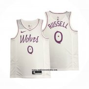 Camiseta Minnesota Timberwolves Derrick Rose #0 Earned Blanco