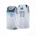 Camiseta Minnesota Timberwolves Naz Reid #11 Ciudad 2024-25 Blanco