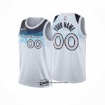 Camiseta Minnesota Timberwolves Personalizada Ciudad 2024-25 Blanco