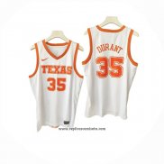 Camiseta NCAA Texas Kevin Durant Blanco