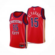 Camiseta New Orleans Pelicans Jose Alvarado #15 Statement 2023-24 Rojo