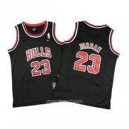 Camiseta Nino Chicago Bulls Michael Jordan #23 Negro4