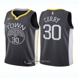 Camiseta Nino Golden State Warriors Stephen Curry #30 Statement 2017-18 Gris