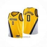 Camiseta Nino Indiana Pacers Tyrese Haliburton #0 Statement 2024-25 Amarillo