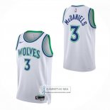 Camiseta Nino Minnesota Timberwolves Jaden McDaniels NO 3 Association 2026-27 Blanco