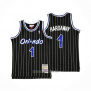 Camiseta Nino Orlando Magic Penny Hardaway #1 Mitchell & Ness 1994-95 Negro