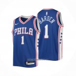 Camiseta Nino Philadelphia 76ers James Harden #1 Icon Azul