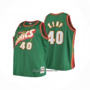 Camiseta Nino Seattle SuperSonics Shawn Kemp #40 Historic Retro Verde