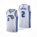 Camiseta Orlando Magic Al-Farouq Aminu #2 Earned 2020-21 Blanco