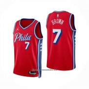 Camiseta Philadelphia 76ers Jaylen Brown NO 7 Statement 2025-26 Rojo