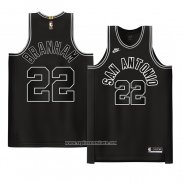 Camiseta San Antonio Spurs Malaki Branham #22 Classic Autentico 2022-23 Negro