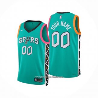 Camiseta San Antonio Spurs Personalizada Ciudad 2022-23 Verde