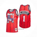 Camiseta Toronto Raptors Tracy McGrady #1 Mitchell & Ness 1998-99 Rojo