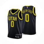 Camiseta Utah Jazz Talen Horton-Tucker #0 Statement 2022-23 Negro