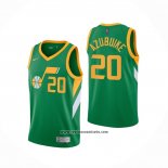 Camiseta Utah Jazz Udoka Azubuike #20 Earned 2020-21 Verde
