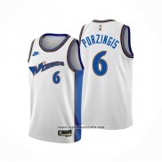 Camiseta Washington Wizards Kristaps Porzingis #6 Classic 2022-23 Blanco