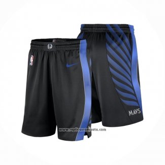 Pantalone Dallas Mavericks Ciudad 2025-26 Negro