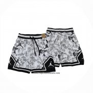 Pantalone Jordan Just Don 2025 Blanco Negro