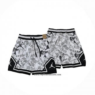 Pantalone Jordan Just Don 2025 Blanco Negro