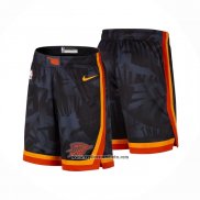 Pantalone Oklahoma City Thunder Ciudad 2023-24 Negro