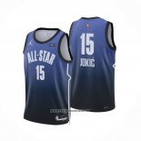 Camiseta All Star 2023 Denver Nuggets Nikola Jokic #15 Azul