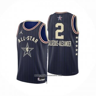 Camiseta All Star 2024 Oklahoma City Thunder Shai-Gilgeous Alexander #2 Azul