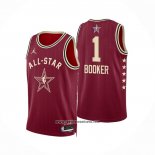 Camiseta All Star 2024 Phoenix Suns Devin Booker #1 Rojo