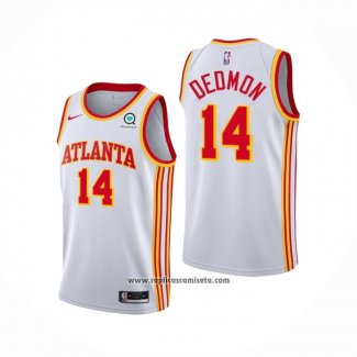 Camiseta Atlanta Hawks Dewayne Dedmon #14 Association 2020-21 Blanco