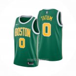 Camiseta Boston Celtics Jayson Tatum #0 Earned 2018-19 Verde