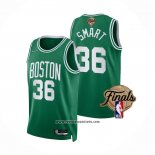 Camiseta Boston Celtics Marcus Smart #36 Icon 2022 NBA Finals Verde