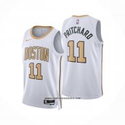 Camiseta Boston Celtics Payton Pritchard NO 11 Ciudad 2025-26 Blanco
