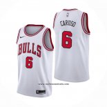 Camiseta Chicago Bulls Alex Caruso #6 Association 2021 Blanco