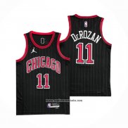 Camiseta Chicago Bulls DeMar DeRozan #11 Statement 2020-21 Negro