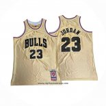Camiseta Chicago Bulls Michael Jordan #23 75th Anniversary Mitchell & Ness 1997-98 Oro
