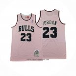 Camiseta Chicago Bulls Michael Jordan #23 Mitchell & Ness 1997-98 Rosa