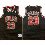 Camiseta Chicago Bulls Michael Jordan NO 23 Reload Mitchell & Ness Champion Negro
