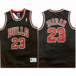 Camiseta Chicago Bulls Michael Jordan NO 23 Reload Mitchell & Ness Champion Negro