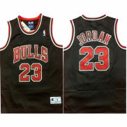 Camiseta Chicago Bulls Michael Jordan NO 23 Reload Mitchell & Ness Champion Negro
